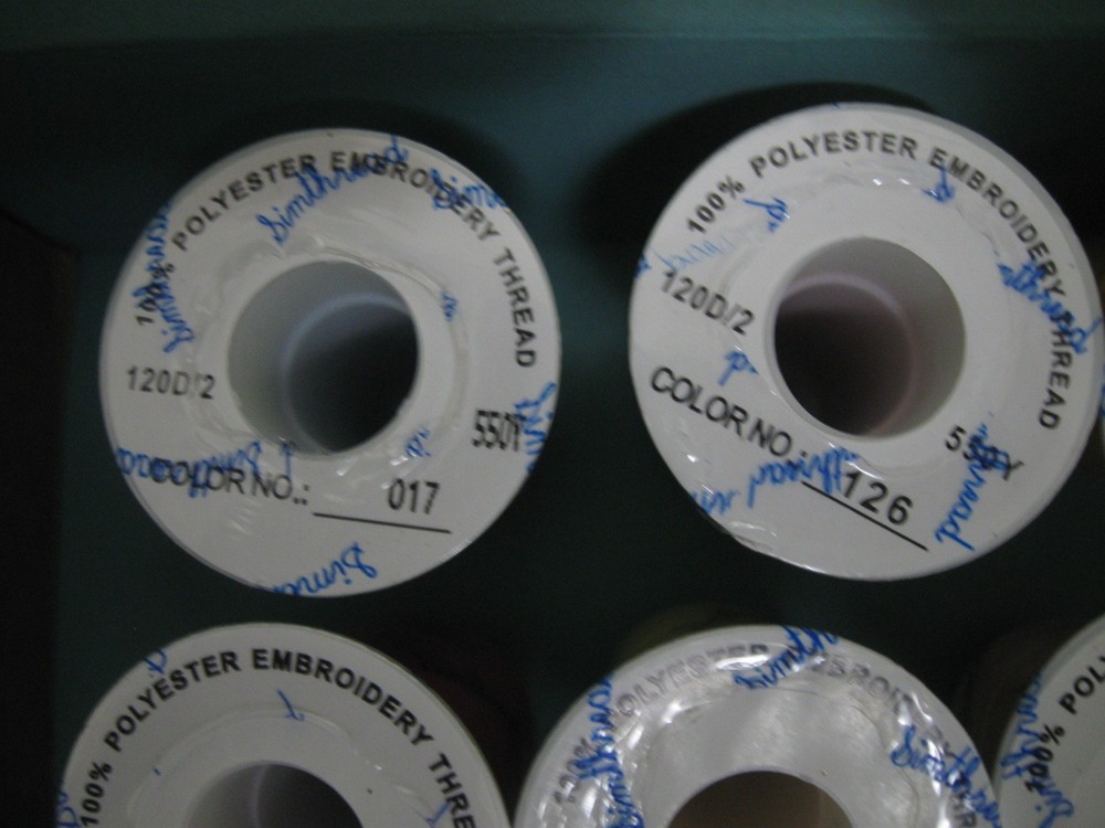 New Simthread 100% Polyester/Machine Embroidery Thread lot of 20 Spools