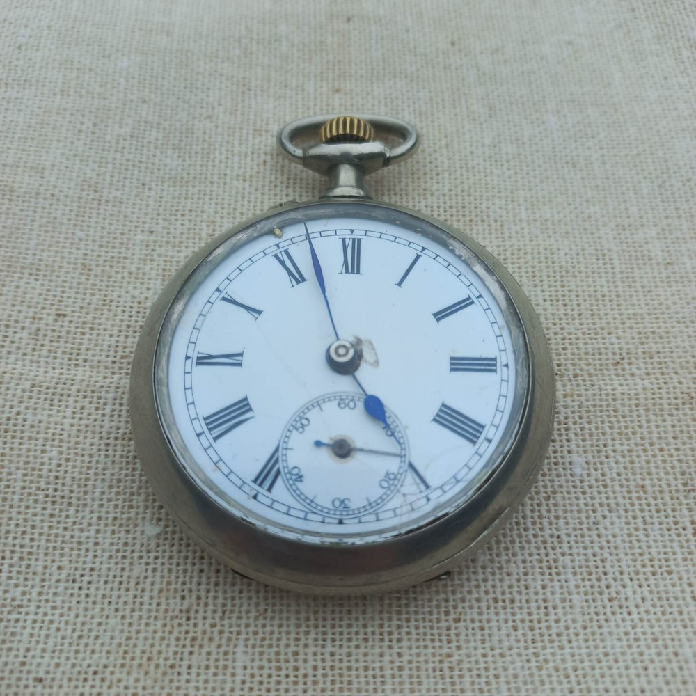 Antique Pocket Watch 'Moeri's Patent' Working