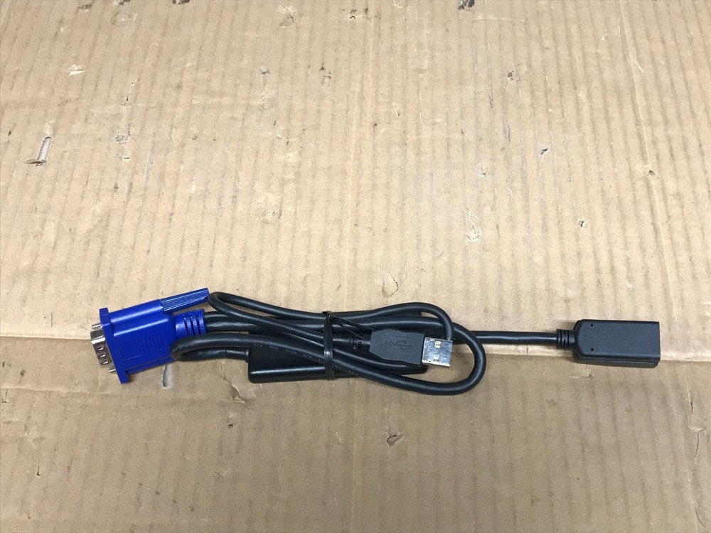 DELL 0CU630 0DP880 USB KVM Switch System Interface POD Cable Module 520-538-501