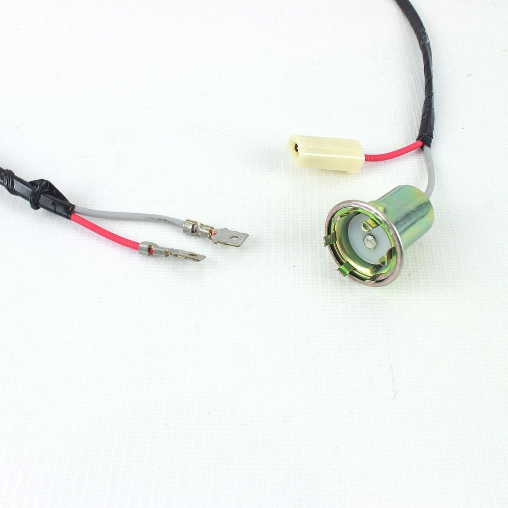 55 Chevy Car Dash Clock Wiring Harness & Light Socket 1955