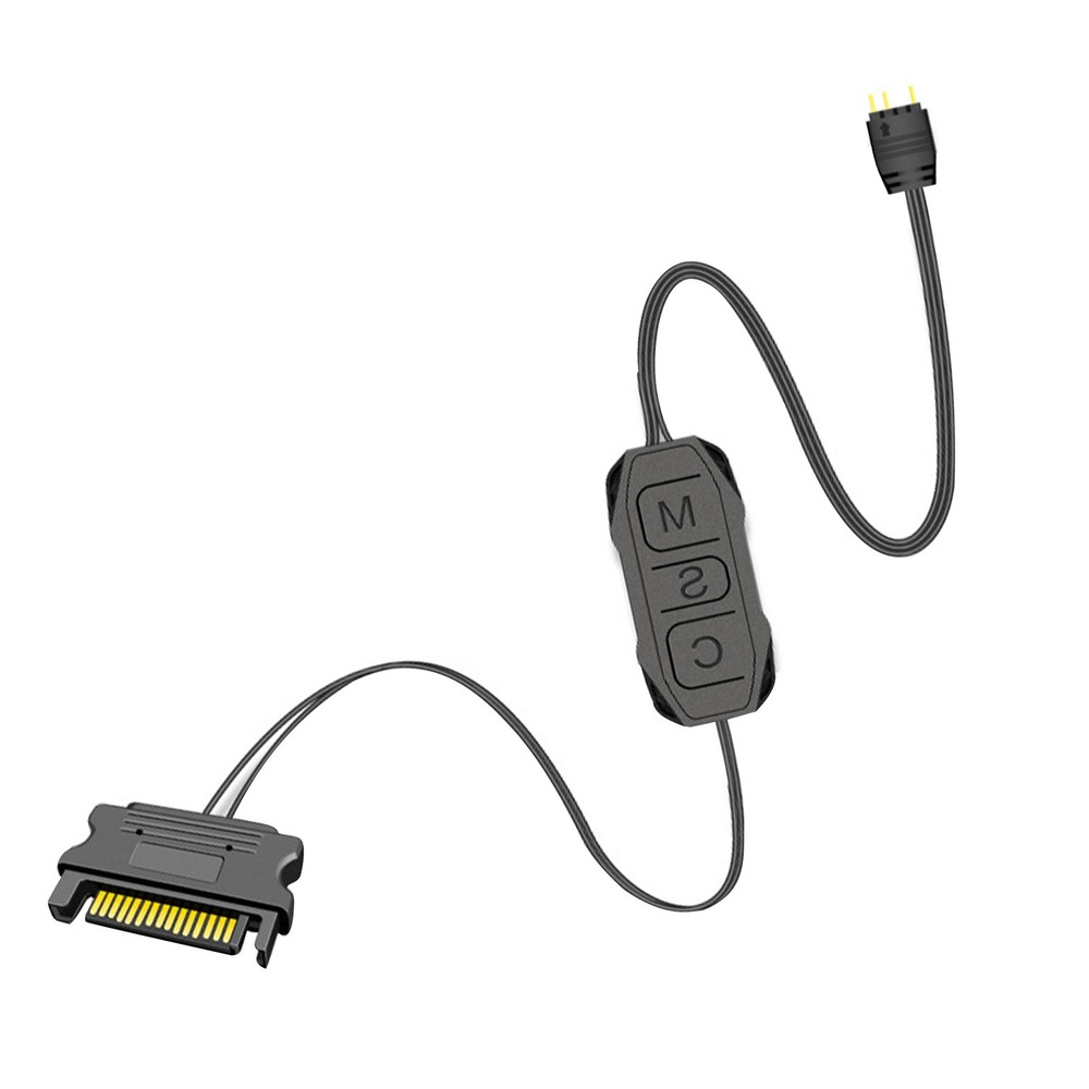 AR-1 RGB Controller Cable 5V 3 Pin to SATA AURA ARGB Mini Control  Controller D