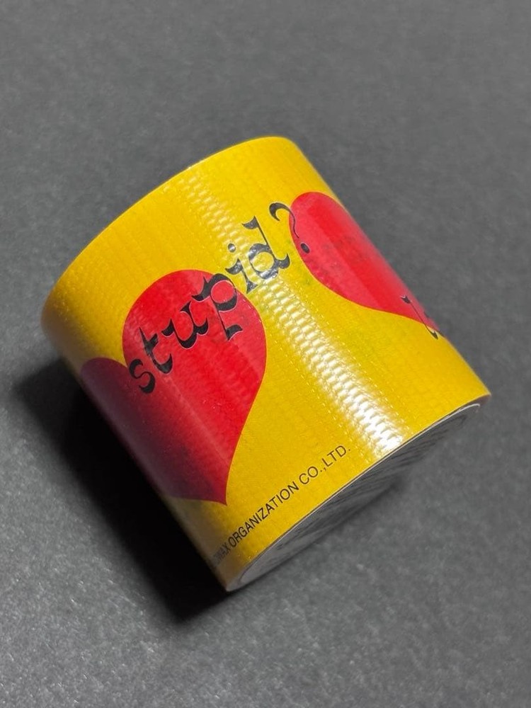 Curing tape yellow heart