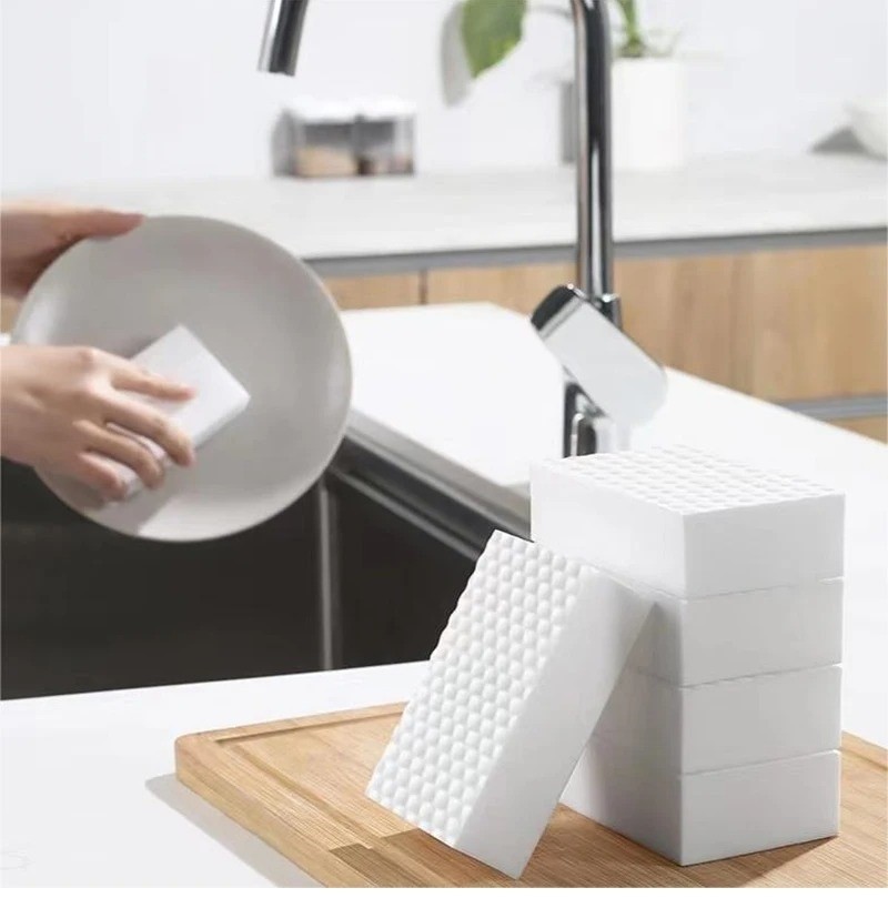 20Pc Cleaning Melamine Sponge Double Compressed High Density Magic Sponge Eraser