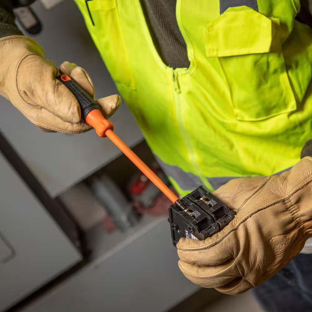 #2 Square Tip 6 In. round Shank Insulated Screwdriver