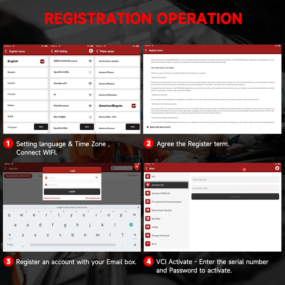 ANCEL DS300 Full System OBD2 Scanner Bidirectional Diagnostic Tool Key Coding