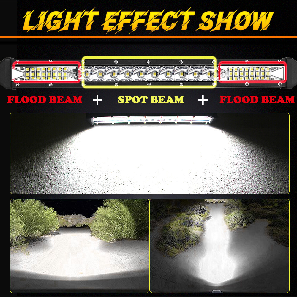 For Toyota Tacoma 2016-2023 Slim 780W 32" LED Light Bar Bumper Mounting Kit