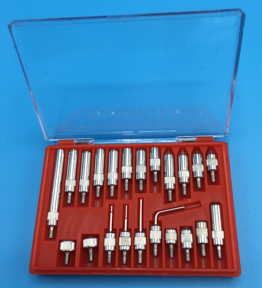 iGAGING 22 Piece Dial Test Indicator Anvil Set with Protective Plastic Case