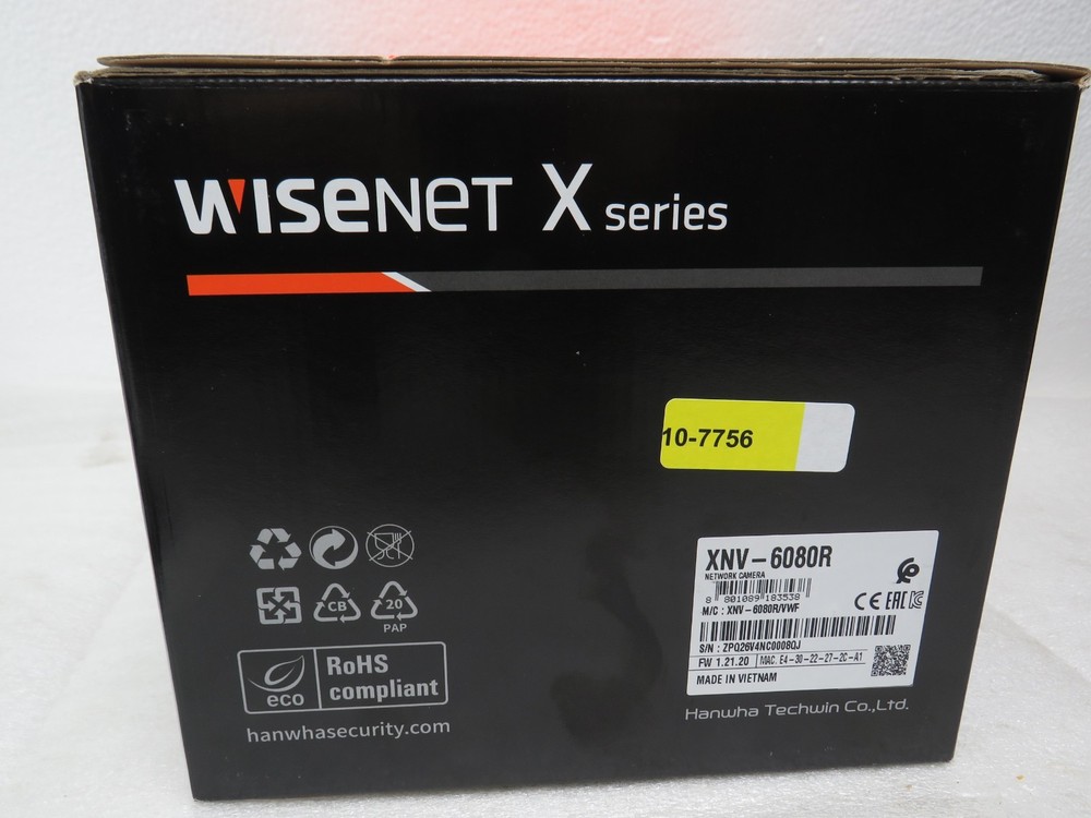 Hanwha XNV-6080R 2MP IR Dome Network Camera [CTD]