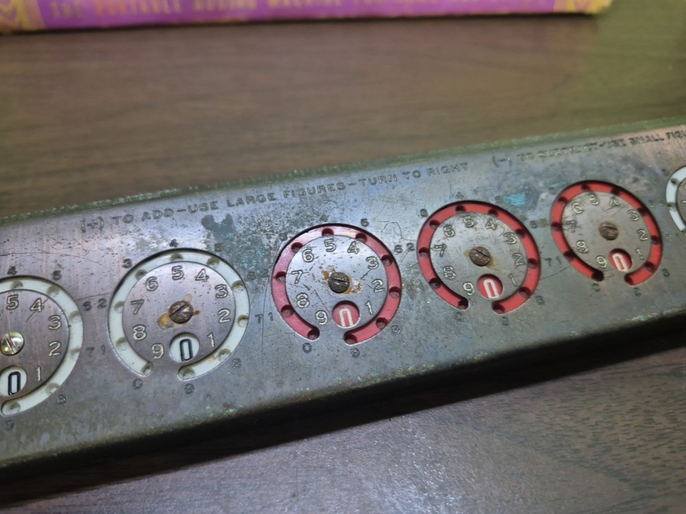 Vintage Addometer Read
