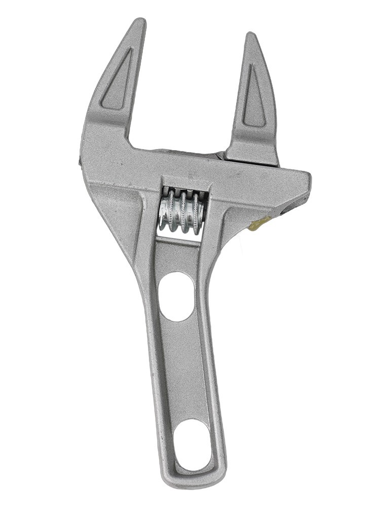 Adjustable Spanner Wide Jaw Opening Reliable Short handle Wrench Useful