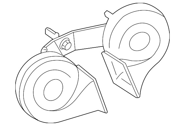 Genuine Ford Horn DA5Z13832B