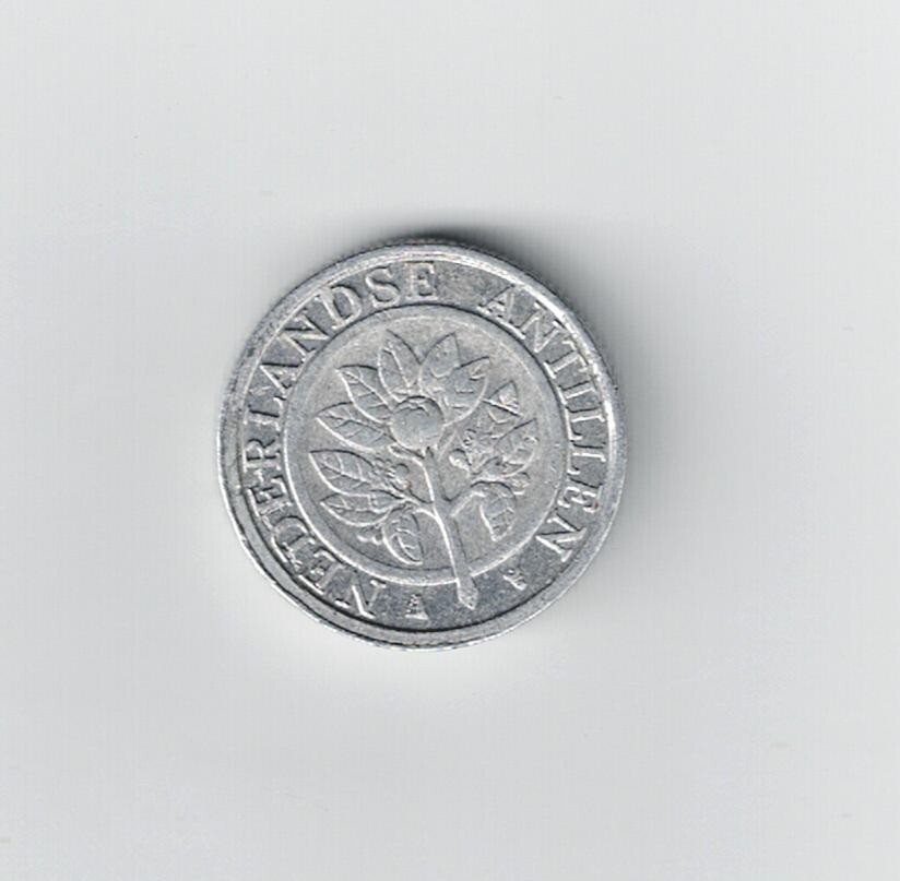 Netherland Antilles coin Seashells Fruit Tree 2014 B-2