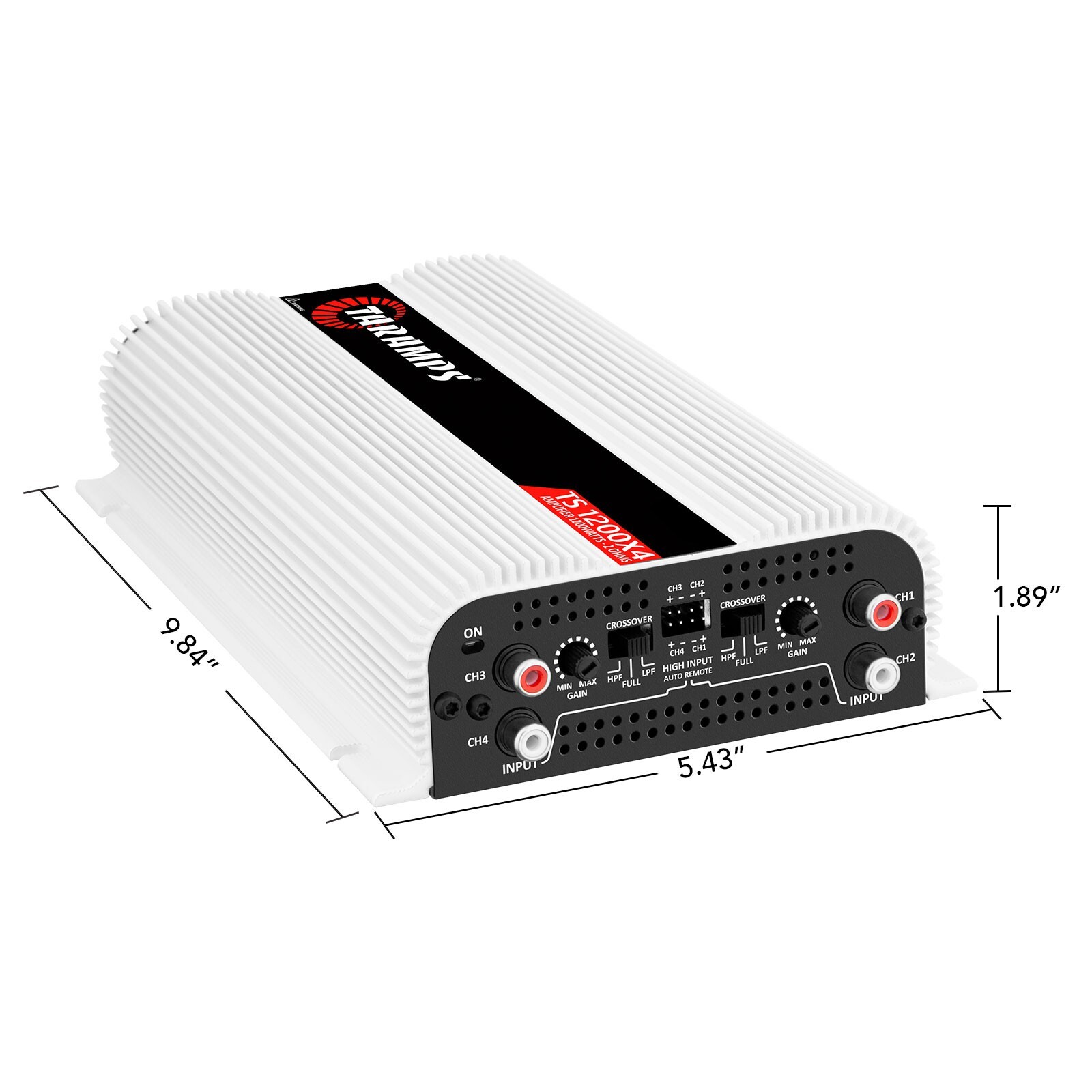 [US SELLER] Taramps TS 1200x4 Car Audio Amplifier 1200W RMS 2 Ohms 4 Channels