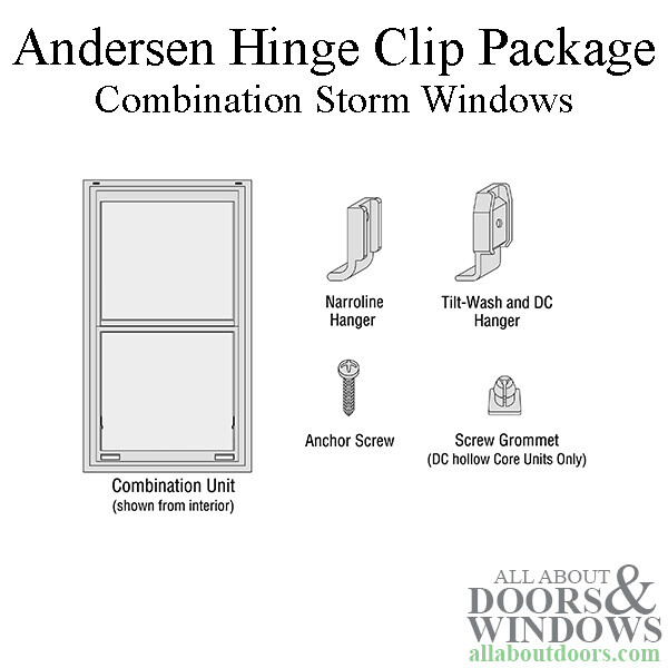 Andersen Hinge Clips For Storm Windows Hinge Clips