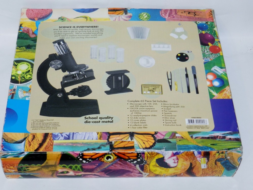VTG Green Orbit 65 piece complete Microscope Set 1999