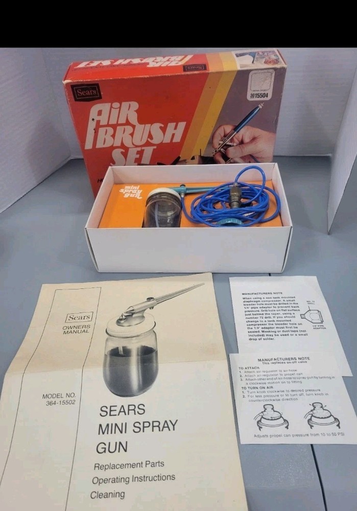 Vintage Sears Air Brush set