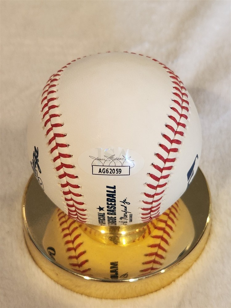 ROBERT MANFRED signed OML baseball JSA COA MLB COMMISSIONER