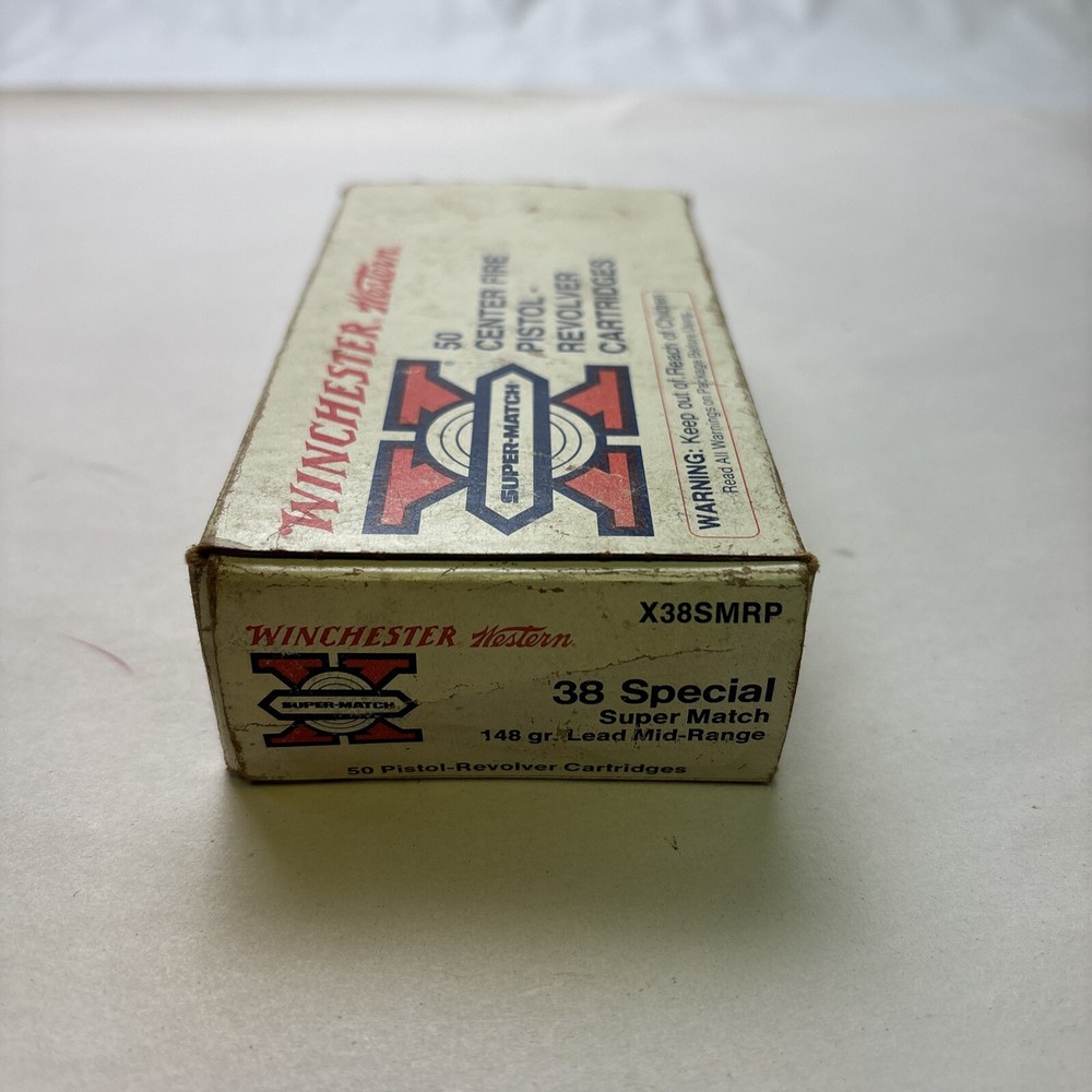 Vintage Winchester Super-X 50 CenterFire Empty Box