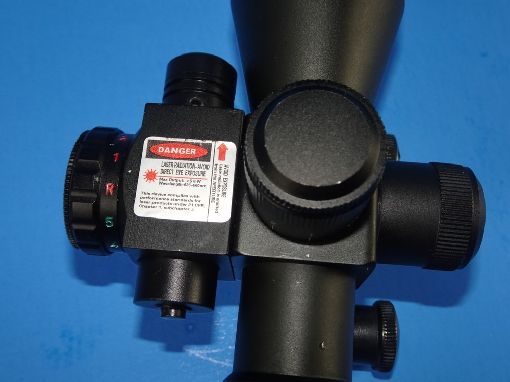 2.5-10x40 Rifle Scope Mil-dot illuminated Red Dot Laser Sight S71