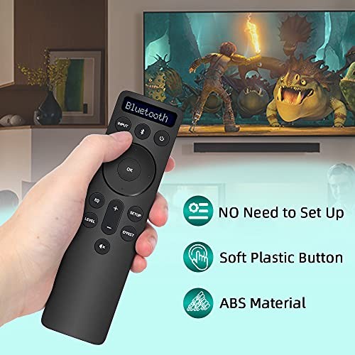 for Vizio Soundbars Bluetooth Backlit Display Remote Controller