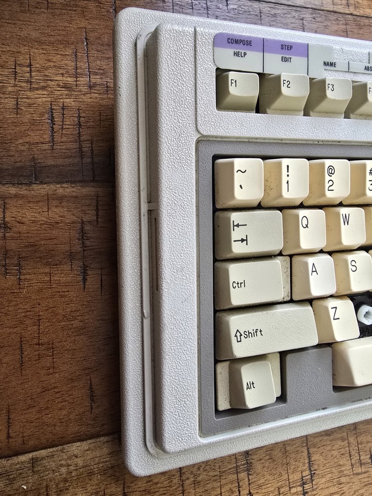 Vintage Keyboard Pulled From A 1986 Compaq Portable II (Model #2650) Computer