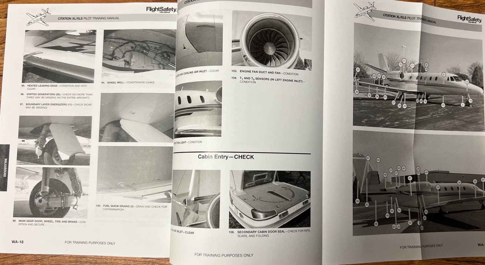 Cessna Citation XL/XLS Pilot Training Manual - approx. 600 pages