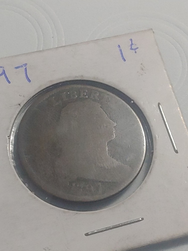 Large cent 1797 circulated tough date
