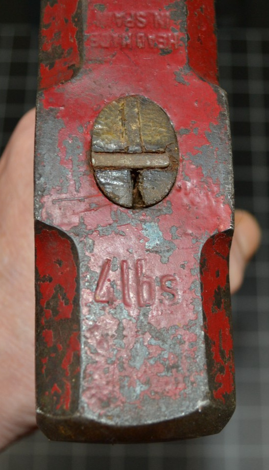 MADE IN SPAIN - DOUBLE FACE ENGINEERS' HAMMER - 4# - ORIGINAL HANDLE