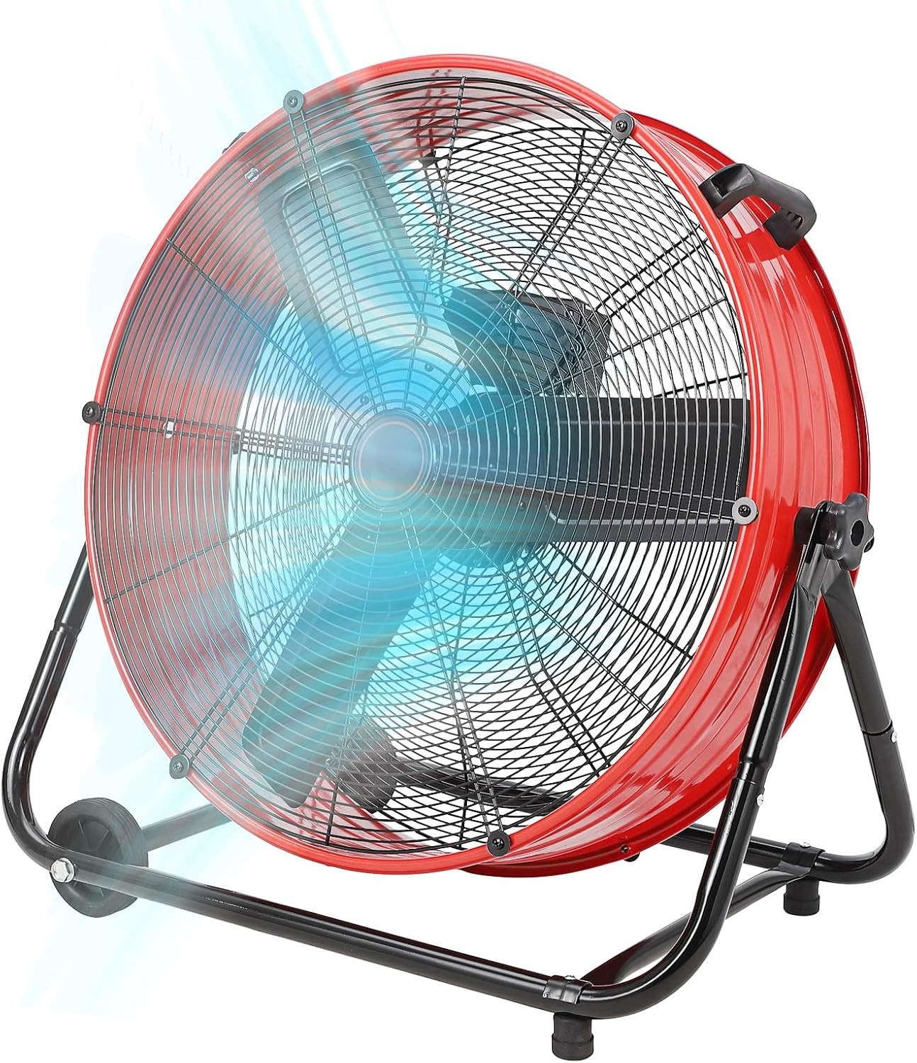 24" Industrial Drum Fan 8800 CFM High Velocity with Adjustable 3-Speed Fan