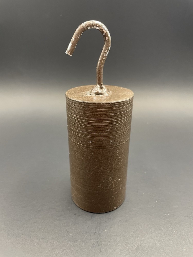 Vintage Cylinder Hook Weight