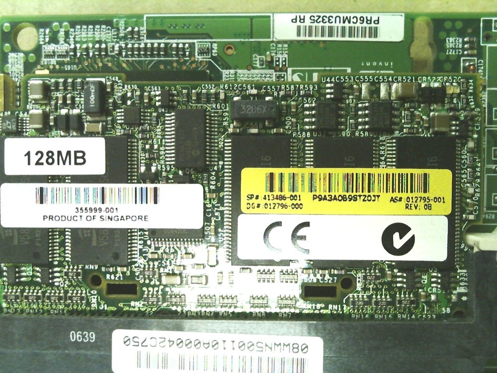 HP SMART ARRAY E200i SAS RAID CONTROLLER CARD 412205-001 128MB CACHE 413486-001