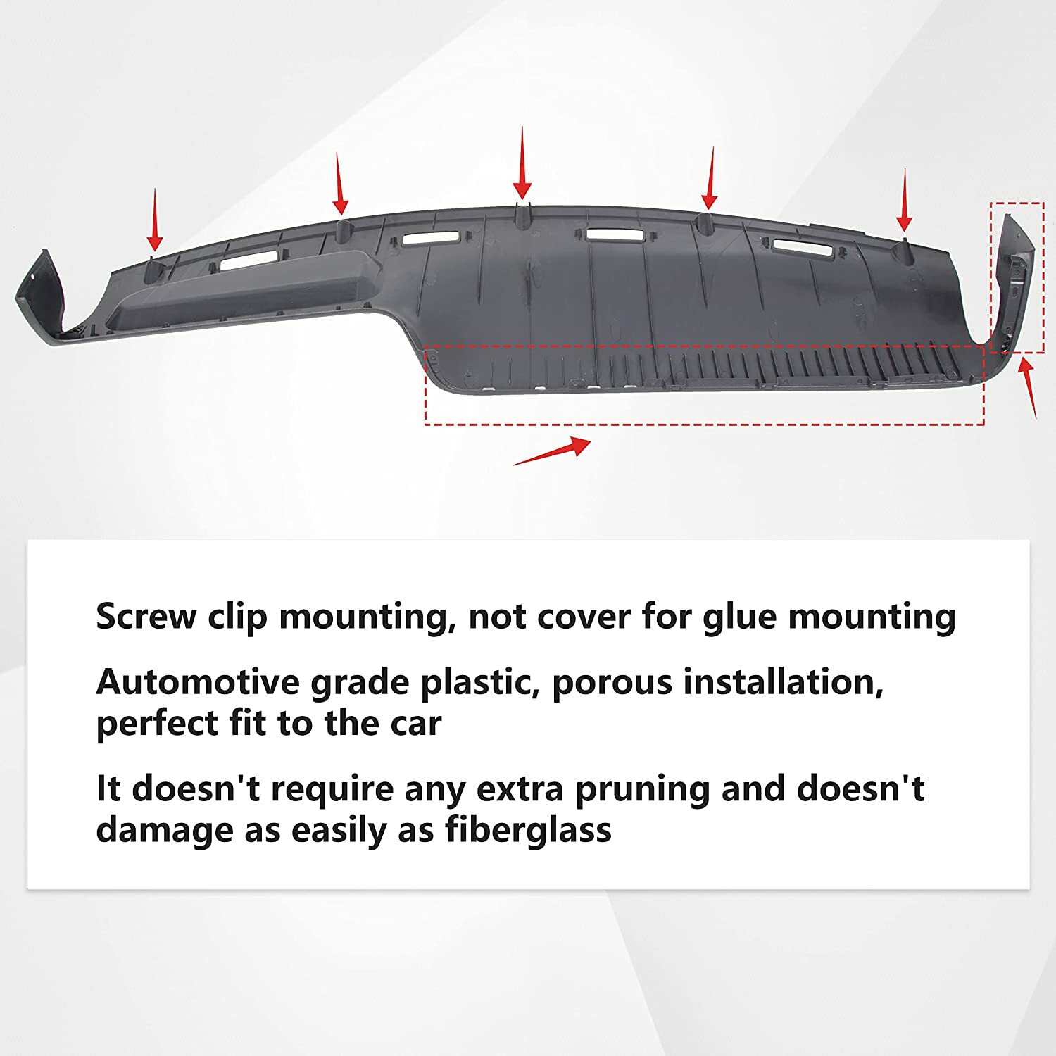 For 1994 95 96 1997 Dodge Ram Truck Dash Board Panel Cover Top Gray Replacement