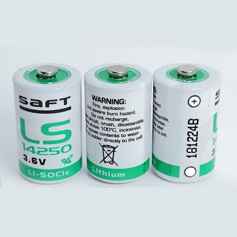100-Pack batteries for SAFT LS14250 3.6V 1/2 AA Lithium Battery