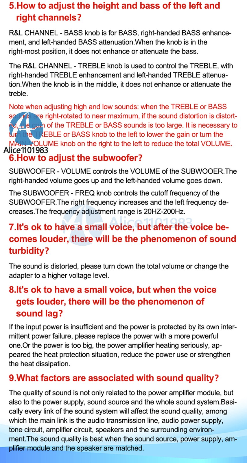 ZK-MT21 2.1Channel Bluetooth Audio Power Amplifier Board Subwoofer 50W*2+100W US