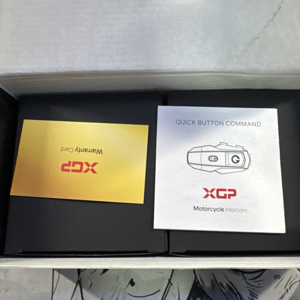 XGP Motorcycle Mesh Intercom Bluetooth Headset 2 Pack