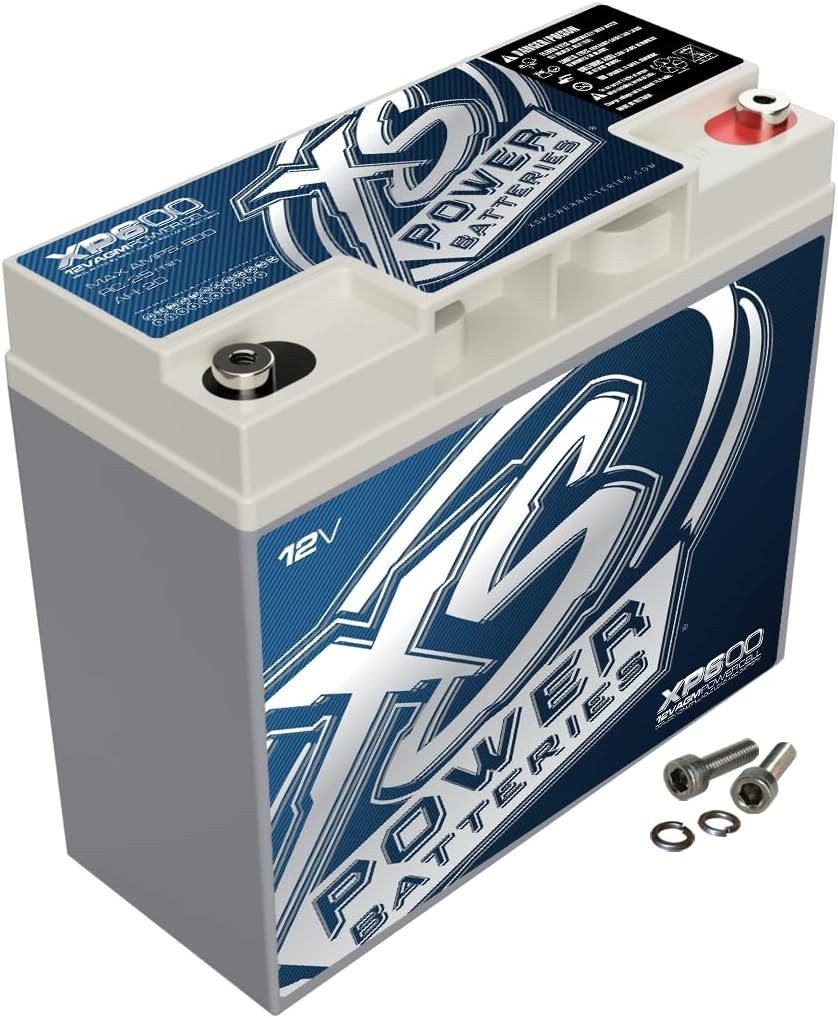 XP600 XS Power 12V AGM Secondary Reserve Battery 20aH 600A Max Deep Cycle