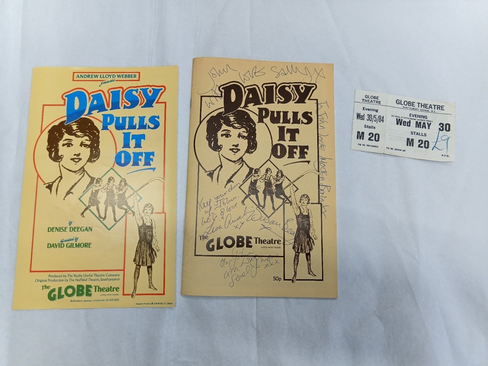 Theatre Programme Daisy Pulls It Off Signed Sally Cookson Imogen Bain + Others