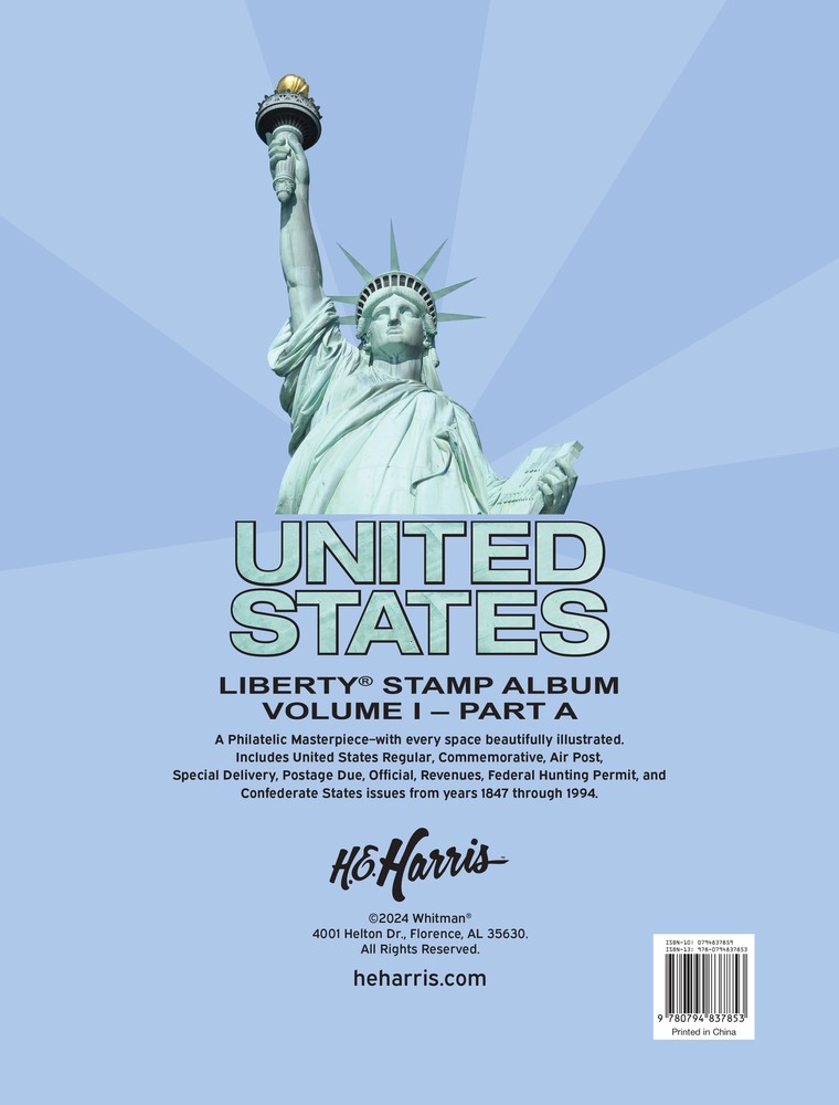 H.E. Harris Liberty Part A Album Pages (1847-1994)