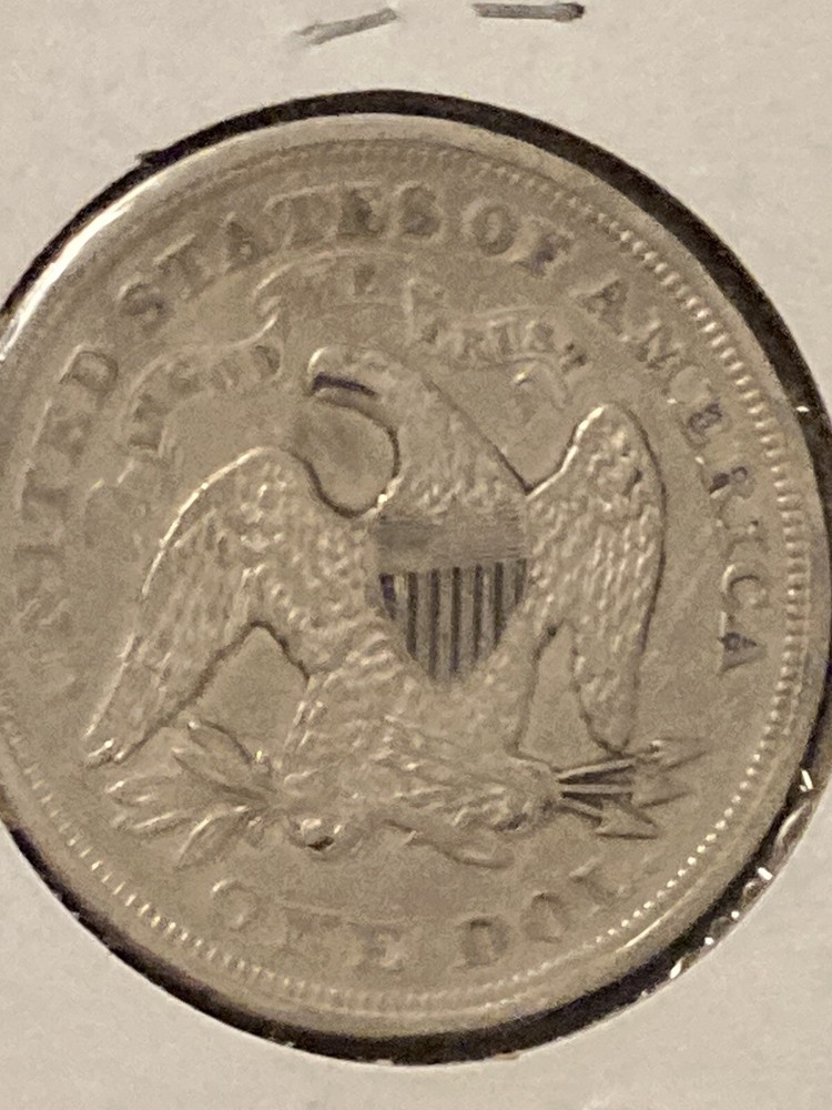 1871 seated liberty dollar