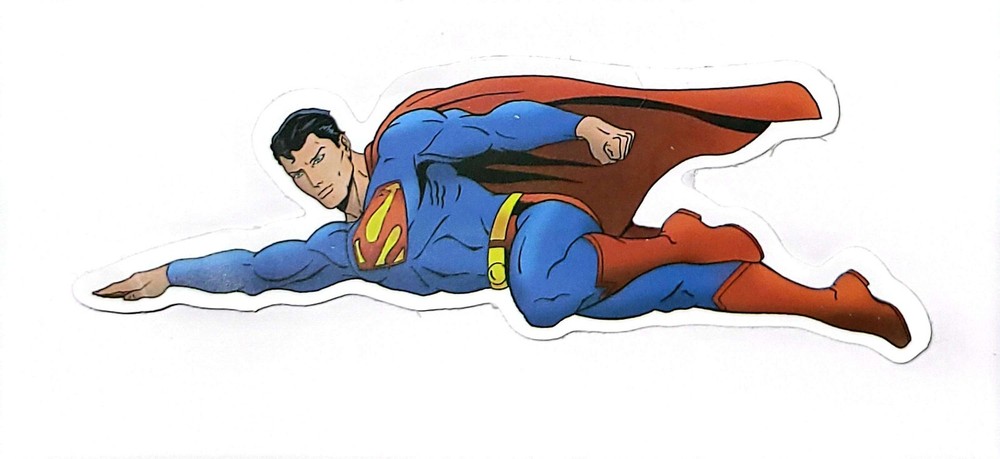 DC Comics SUPERMAN Justice League Anime Manga Water Resistant Sticker