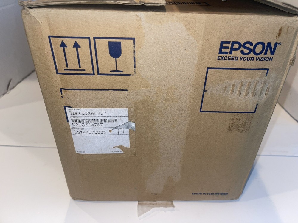 EPSON TM-U220B (767) M188B Dot Matrix POS Receipt Printer Ethernet / USB NEW
