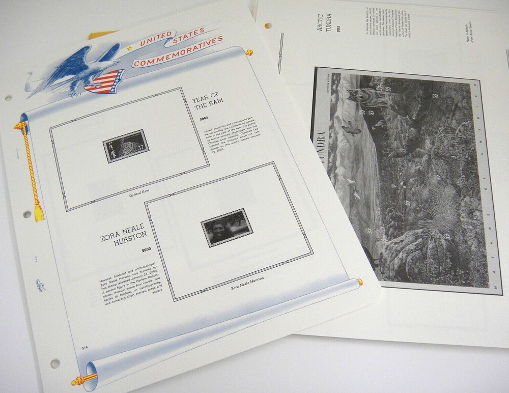White Ace 2003 U.S. Commemorative Plate Blocks Complete Supplement PB-55 NOS