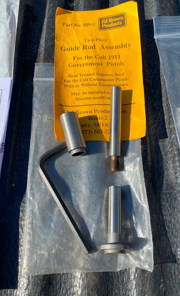1911 Brownells Barrel Holder, Ed Brown Guide Rod, & Trigger Block