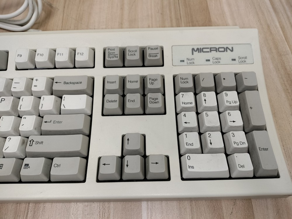 Vintage - NMB Technologies MICRON RT6856TW PS/2 Wired Keyboard