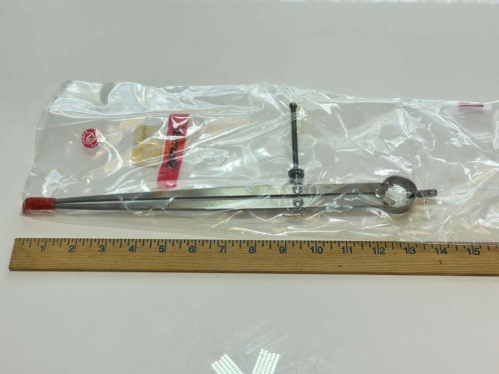 NEW Starrett 83B-12 Yankee Spring-Type Outside Divider, 12", Quick-Spring Nut