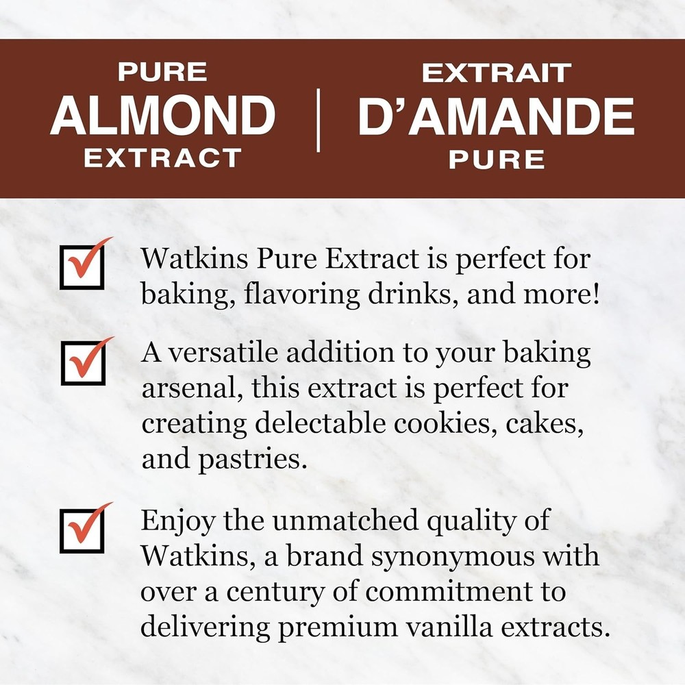 Almond Extract 2 Fl Oz - No Artificial Ingredients, Perfect for Baking