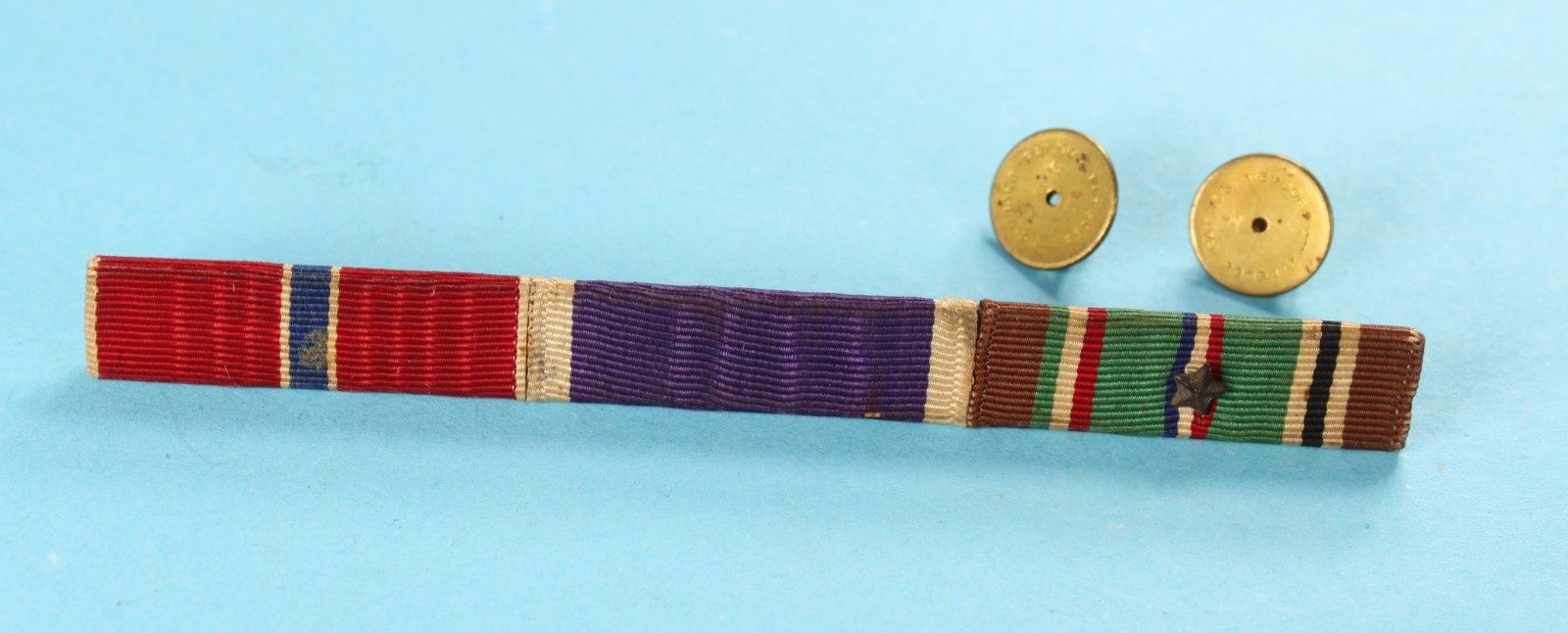 Nice! WW2 U.S. Ribbon Bar ~ Bronze Star ~ PH ~ ETO