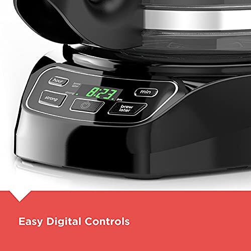 BLACK+DECKER CM1110B 12-Cup* Programmable Coffeemaker, Black