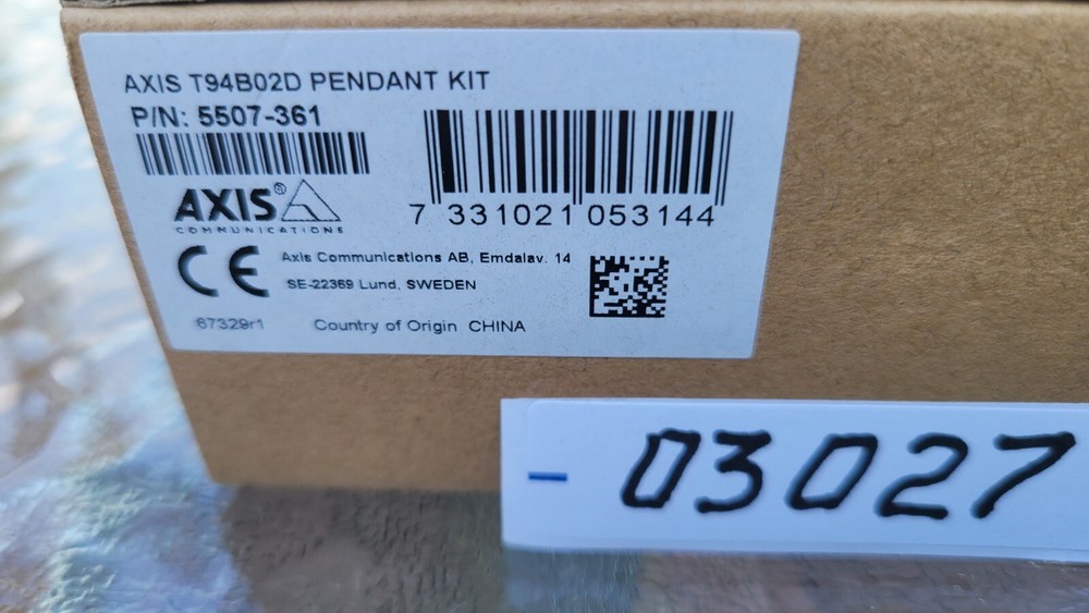 AXIS 5507-361 T94B02D Pendant KIT