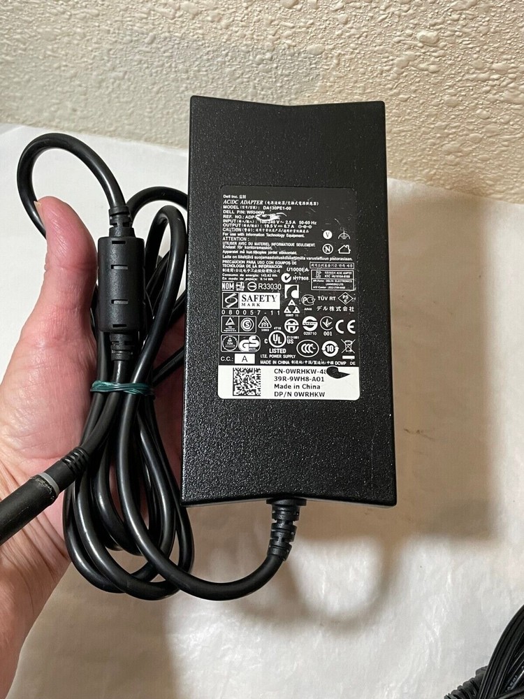 Dell AC / DC Adapter Power Supply Cord, 9 FT